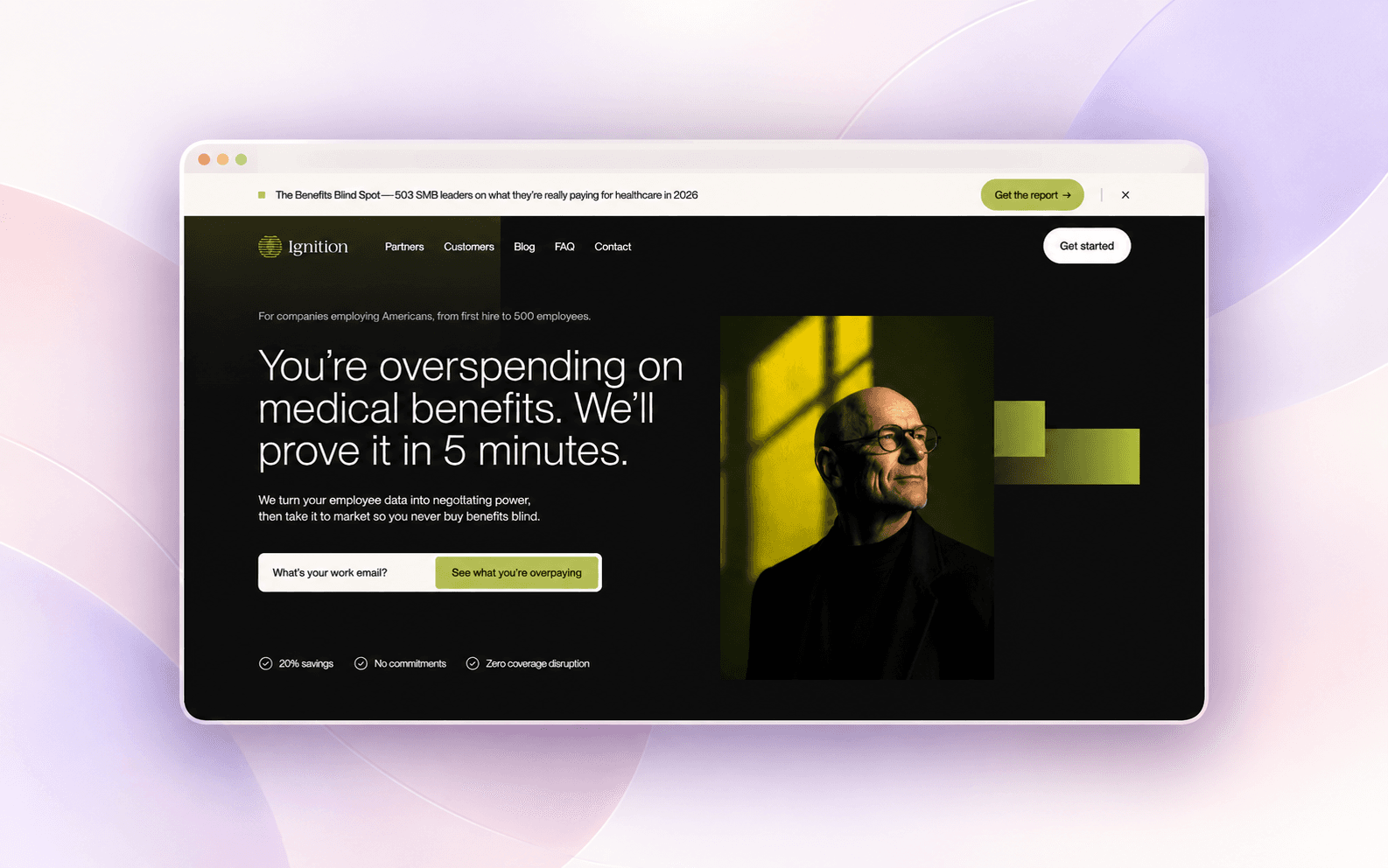 Ignition Benefits website