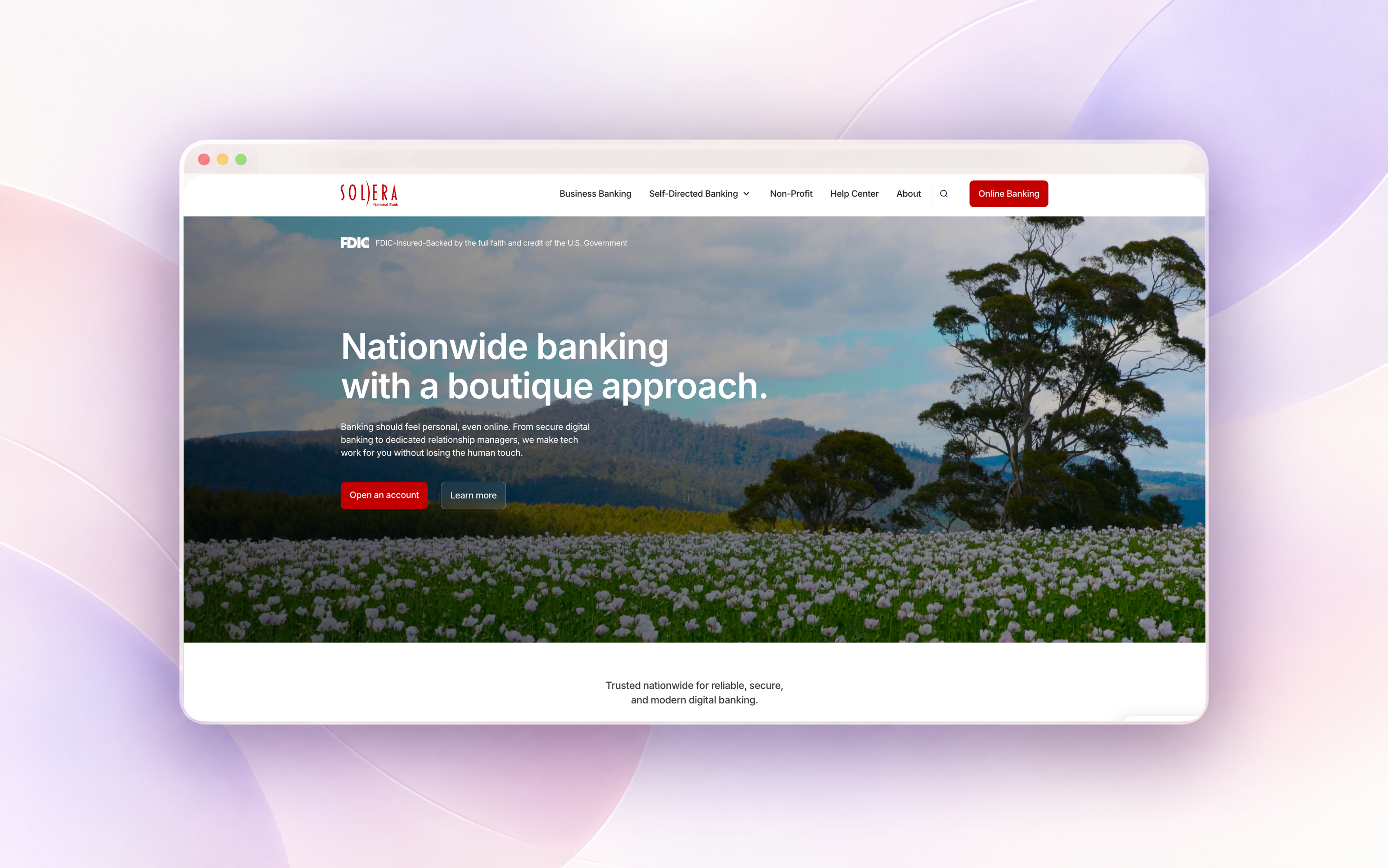 Solerabank website